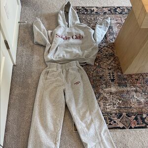 Sunday Club Gray Women's Hoodie and Sweatpants Set